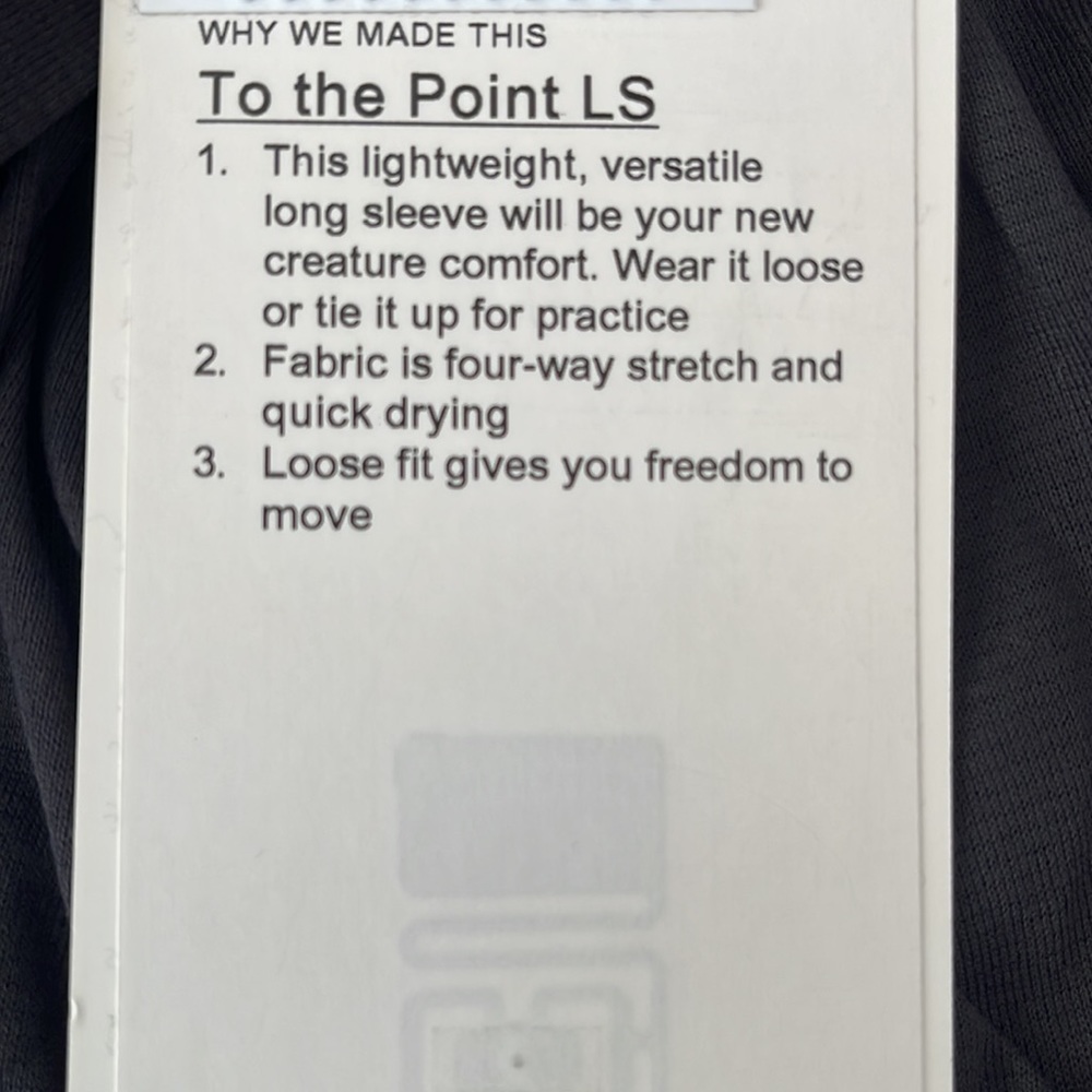 Lululemon To The Point LS - Picture 4 of 4